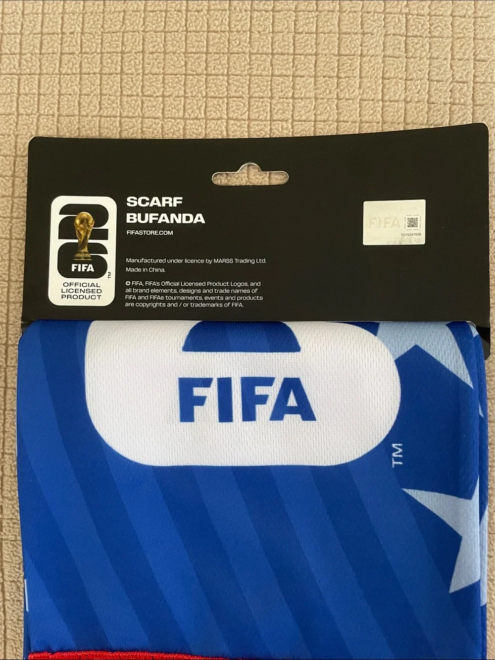 FIFA World Cup 2026 USA Fan Scarf NWT!